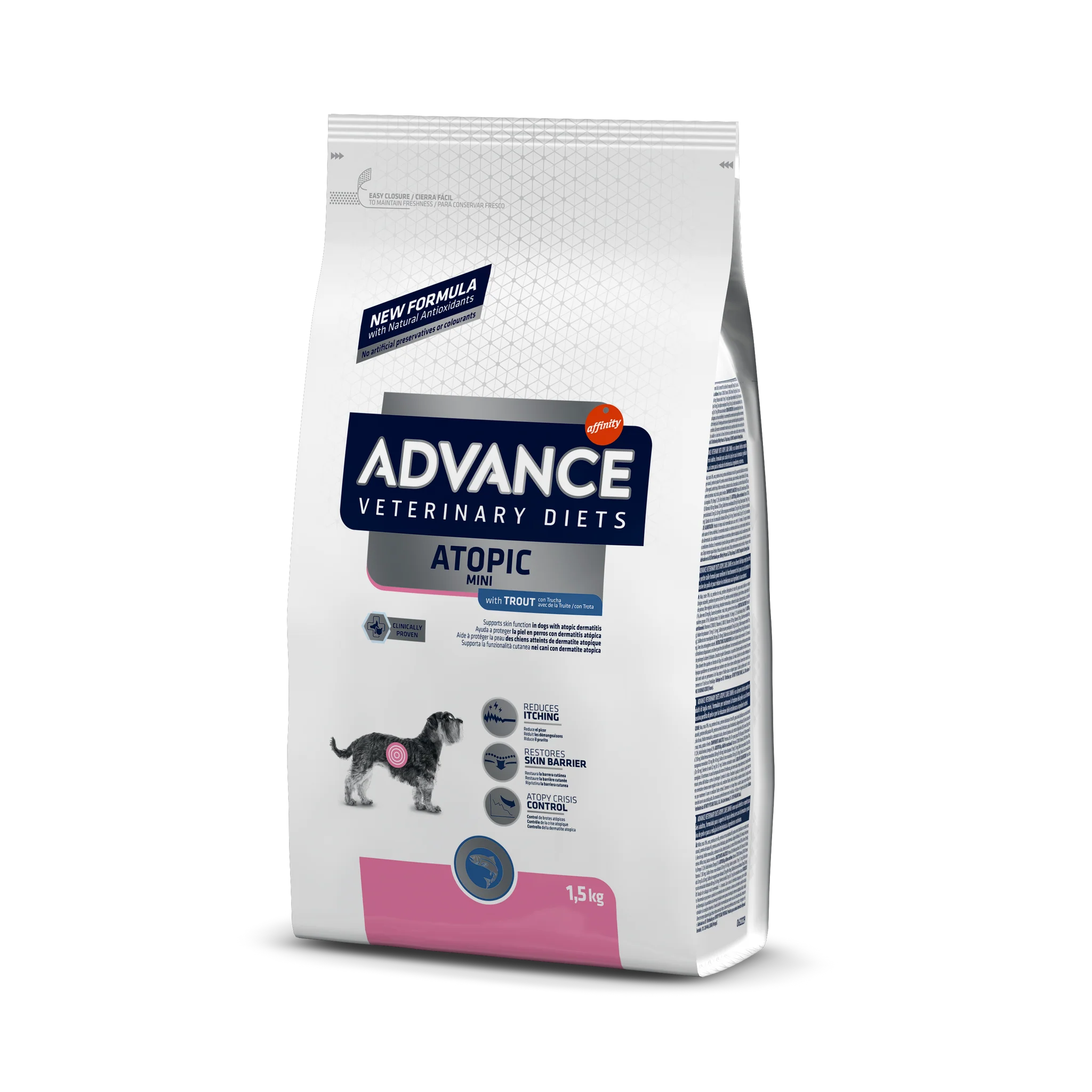 ADVANCE ATOPIC PERROS MINI TRUCHA 1.5 KG