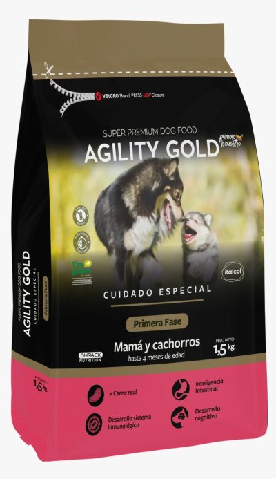 AGILITY GOLD MAMÁ Y CACHORRO X 500 GR