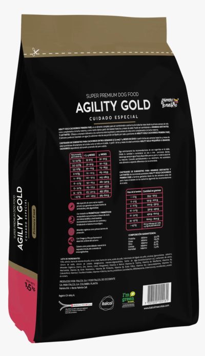 AGILITY GOLD MAMÁ Y CACHORRO X 500 GR
