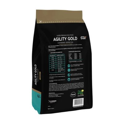 AGILITY GOLD PERROS ADULTOS OBESOS ATRAS