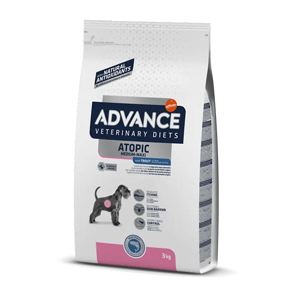 ADVANCE ATOPIC PERROS MEDIOS Y MAXIS X 3 KG