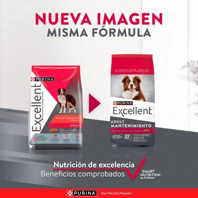EXCELLENT MANTENIMIENTO PERROS ADULTOS  X 3 KG - Imagen 8