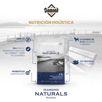 Nutrición Holística DIAMOND CACHORROS RAZAS PEQUEÑAS Y MEDIANAS_2