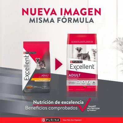 EXCELLENT ADULTOS RAZAS PEQUEÑAS PERROS X 3 KG - Imagen 2