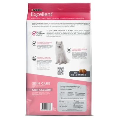Purina Excellent Skin Care vista trasera