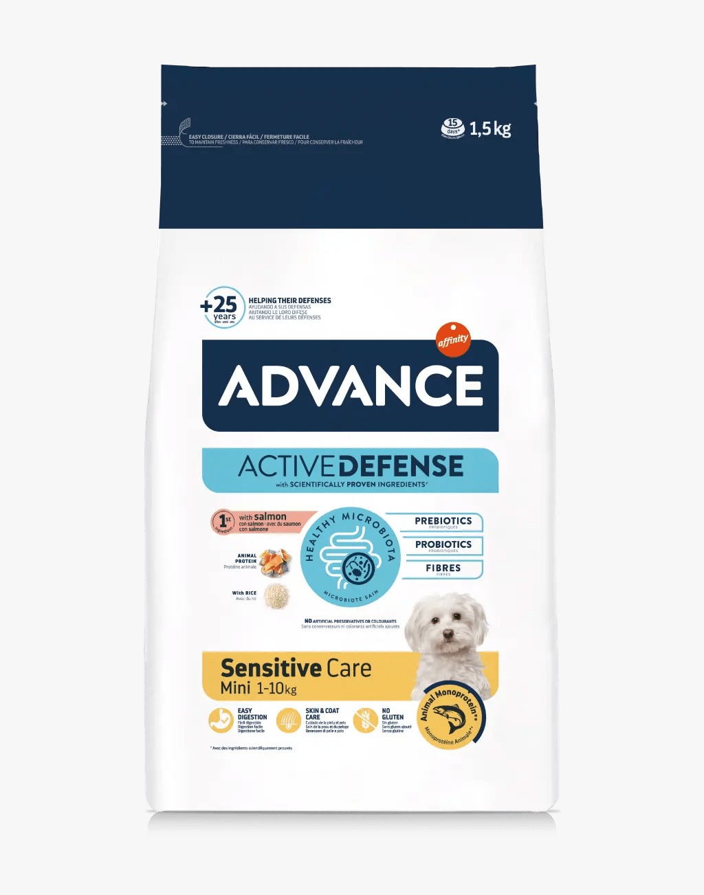 ADVANCE MINI ADULTOS SENSITIVE CARE SALMON