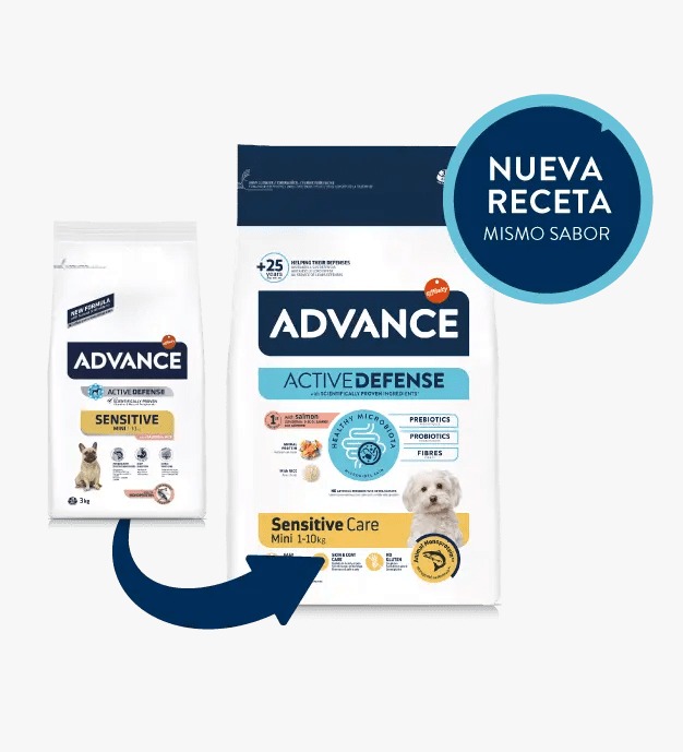 ADVANCE MINI ADULTOS SENSITIVE CARE SALMON - Imagen 5