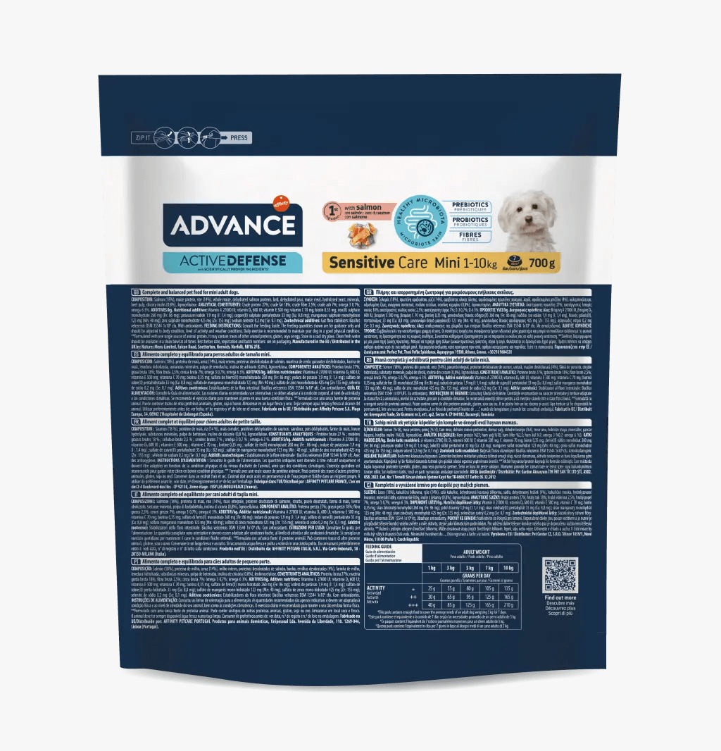 ADVANCE MINI ADULTOS SENSITIVE CARE SALMON - Imagen 4