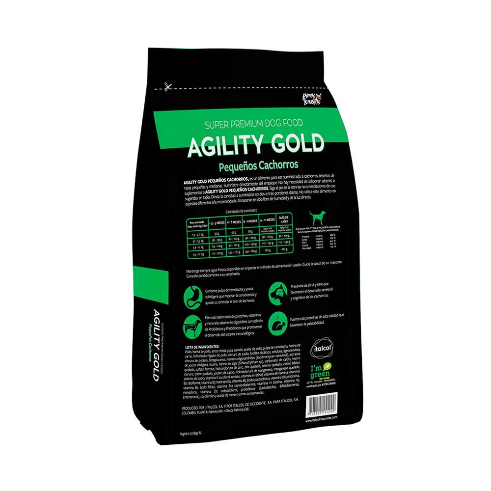 AGILITY GOLD PEQUEÑOS CACHORROS - Imagen 2