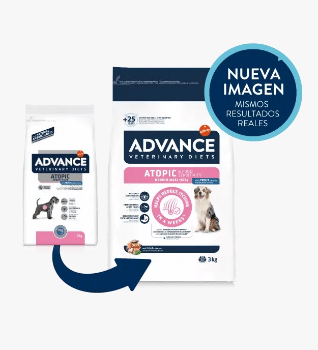 ADVANCE ATOPIC PERROS MEDIOS Y MAXIS X 3 KG - Imagen 2