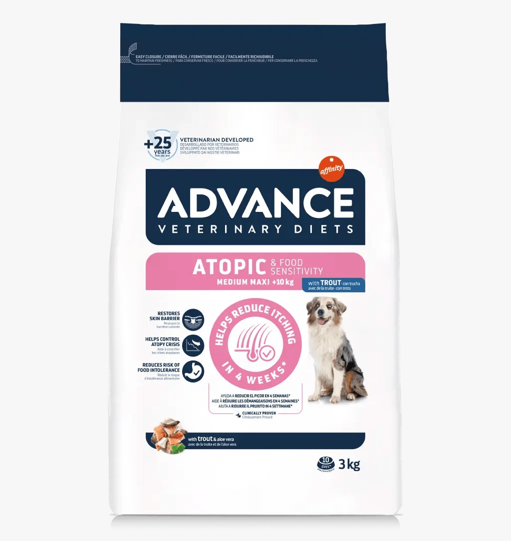 ADVANCE ATOPIC PERROS MEDIOS Y MAXIS X 3 KG - Imagen 4