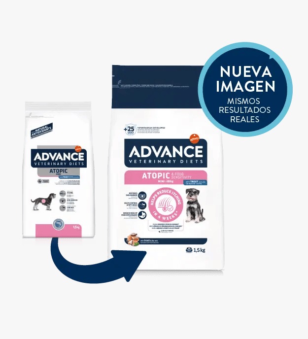 ADVANCE ATOPIC PERROS MINI TRUCHA 1.5 KG - Imagen 2