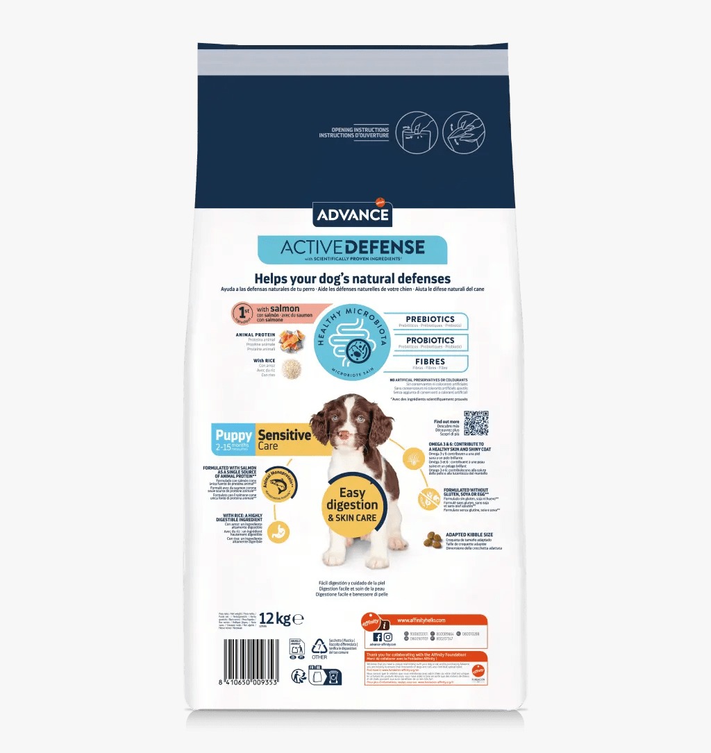 ADVANCE SENSITIVE PUPPY PERROS CACHORROS - Imagen 4