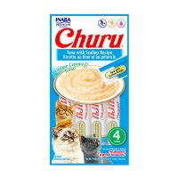 CHURU SNACK PARA GATOS SABOR A ATÚN X 4 U