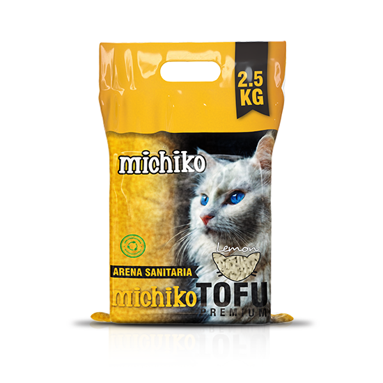 Michiko arena sanitaria tofu premium natural 2.5kg