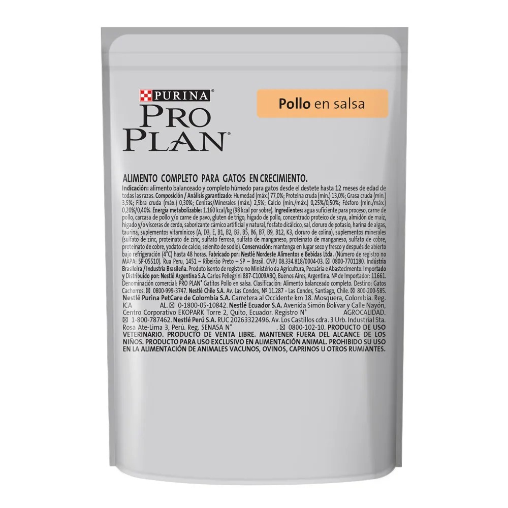 PROPLAN HÚMEDO KITTEN POLLO X 85 GR - Imagen 6