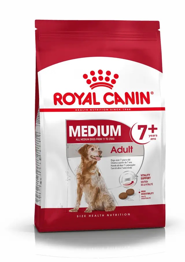 Royal Canin Perros Adultos Medianos 7+ X 4 KG