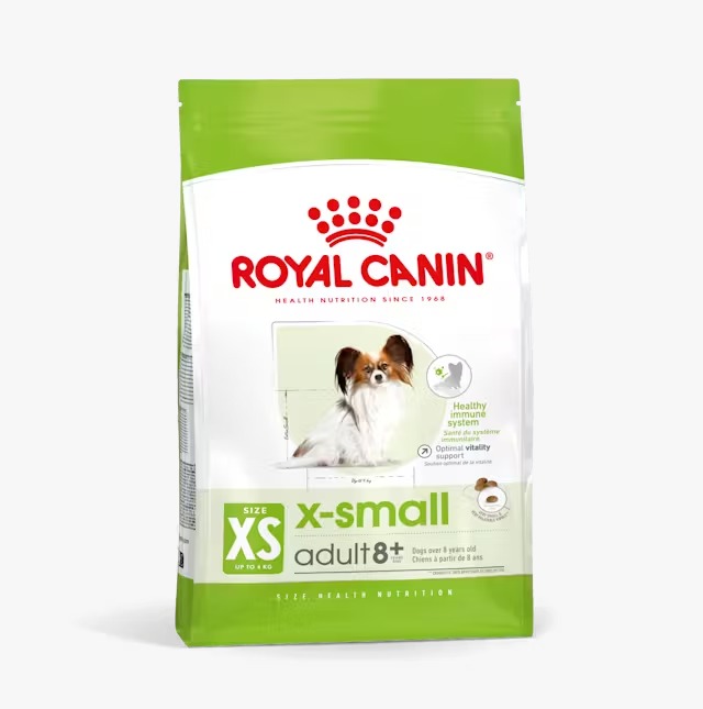 ROYAL CANIN ADULTOS XS 8+ X 1.5 KG