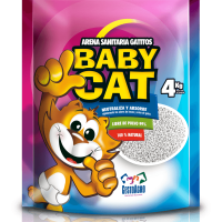 Baby cat arena sanitaria gatos