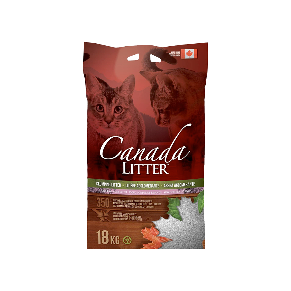 Canada litter arena sanitaria gatos lavanda