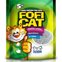 Fofi cat arena sanitaria gatos  manzana verde