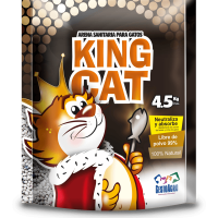 King Cat arena sanitaria gatos café