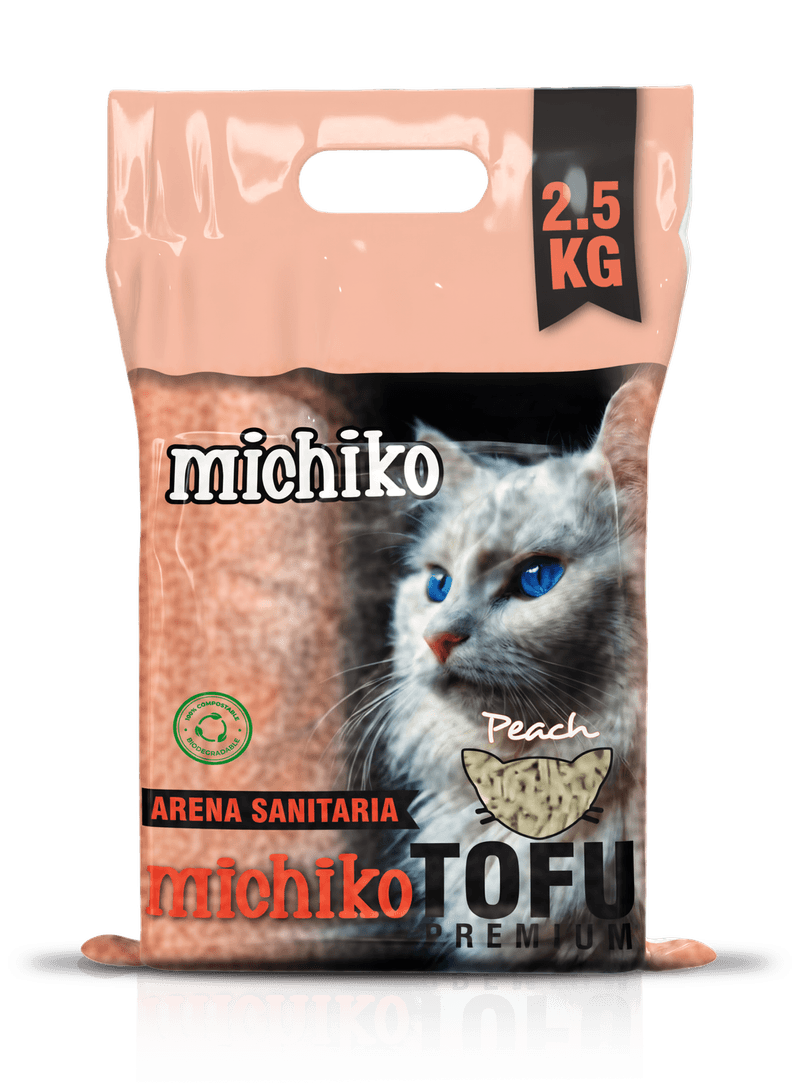 Michiko arena sanitaria tofu premium natural 2.5kg - Imagen 2