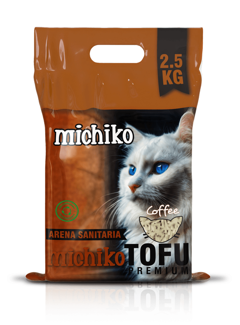 Michiko arena sanitaria tofu premium natural 2.5kg - Imagen 5
