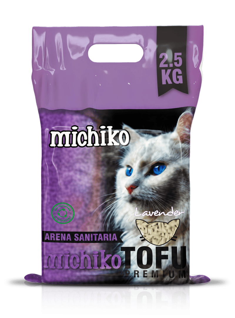 Michiko arena sanitaria tofu premium natural 2.5kg - Imagen 3
