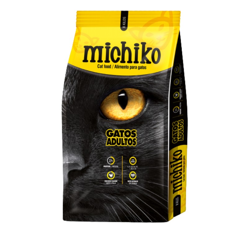Michiko Gatos Adultos alimento seco para gatos