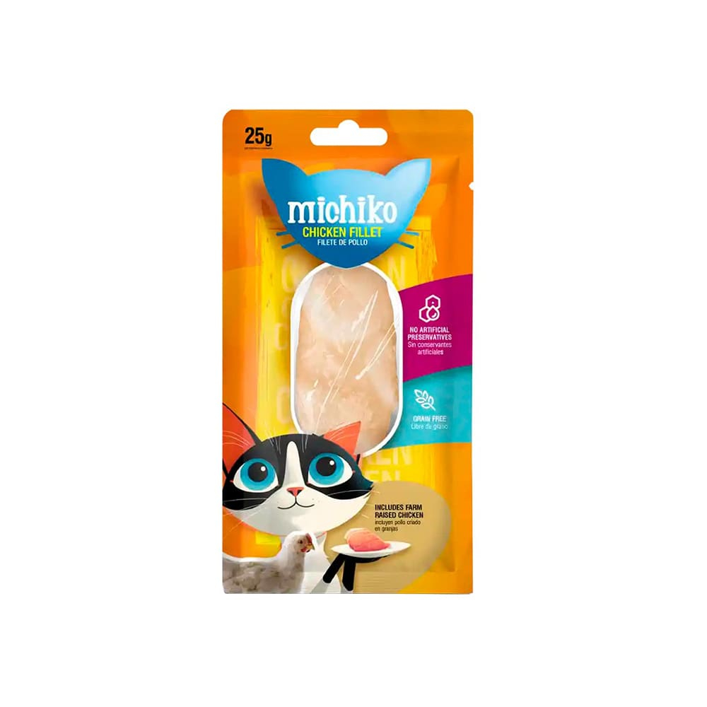 Snack Michiko Pollo para gatos