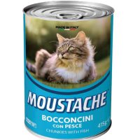 Alimento completo Moustache para gatos adultos sabor a pesado