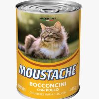 Moustache alimento húmedo para gatos sabor pollo 415 g