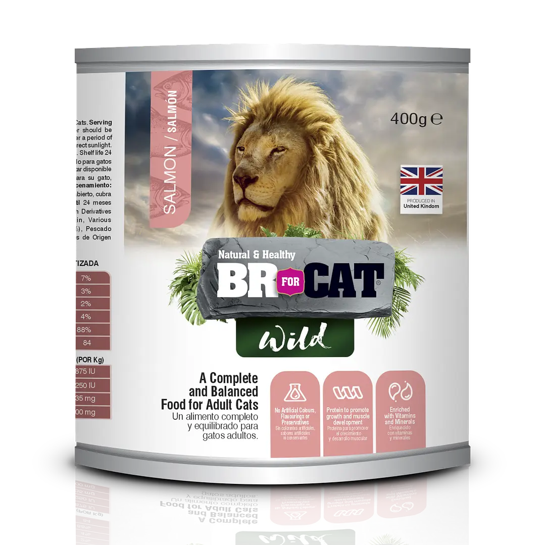 LATA ALIMENTO HÚMEDO BR FOR CAT WILD - Imagen 3