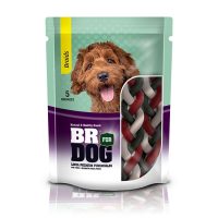 Snack BR Perros Braids Trenzas x 5 unidades – Premio masticable para perros adultos.