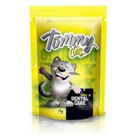 Snack Tommy for Cats Dental Care en empaque de 75 g para cuidado dental felino.