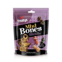 Snack Treatys Mini Huesos Perros pequeños y mini con Sabores Variados x 7 Unidades