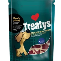 Snack Treatys Rebanas de Carne para perros de 200 g